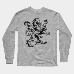 Ornate Lion Long Sleeve T-Shirt